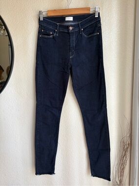 Mother Looker Ankle Fray So Good Denim Womens Size 27